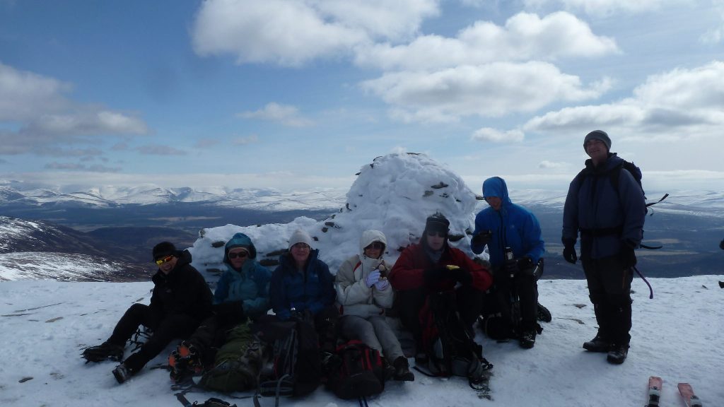 On summit of A Chailleach