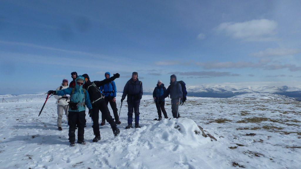 On summit of Carn Sgulain