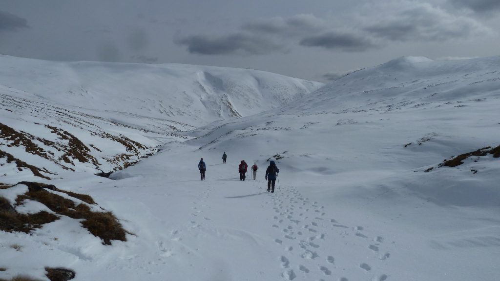 Descent from Carn Sgulain