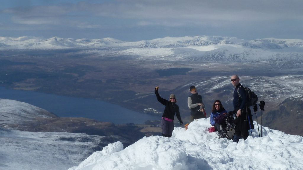 On summit of Schiehallion
