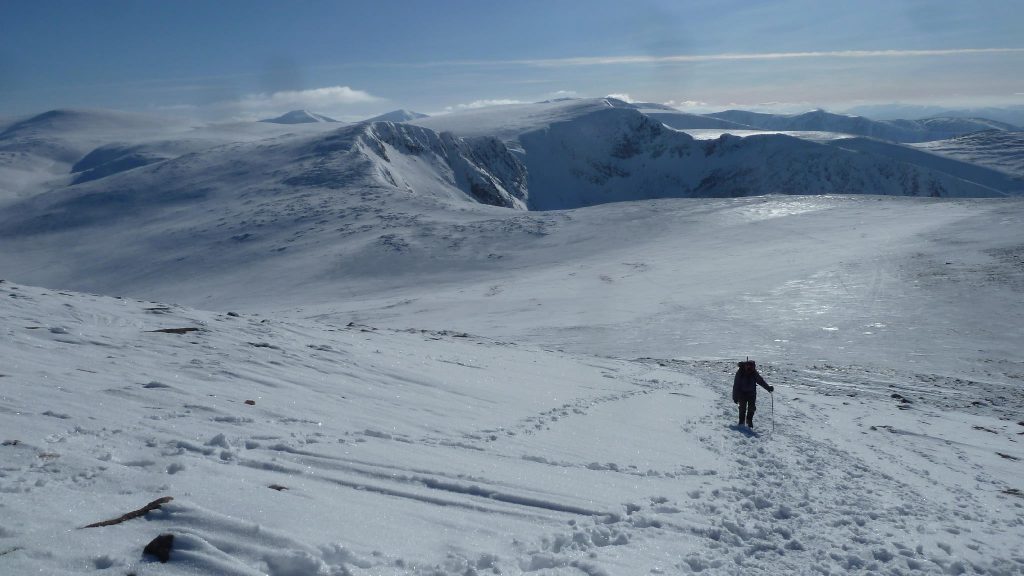 Between Ben Macdui and Cairngorm