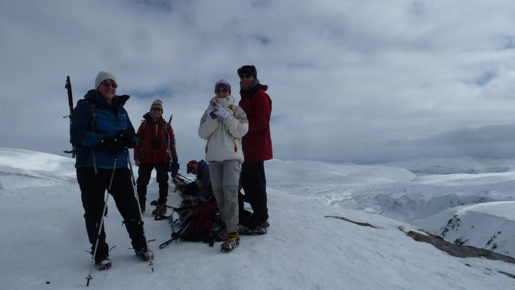 On summit of Sgor Gaoith