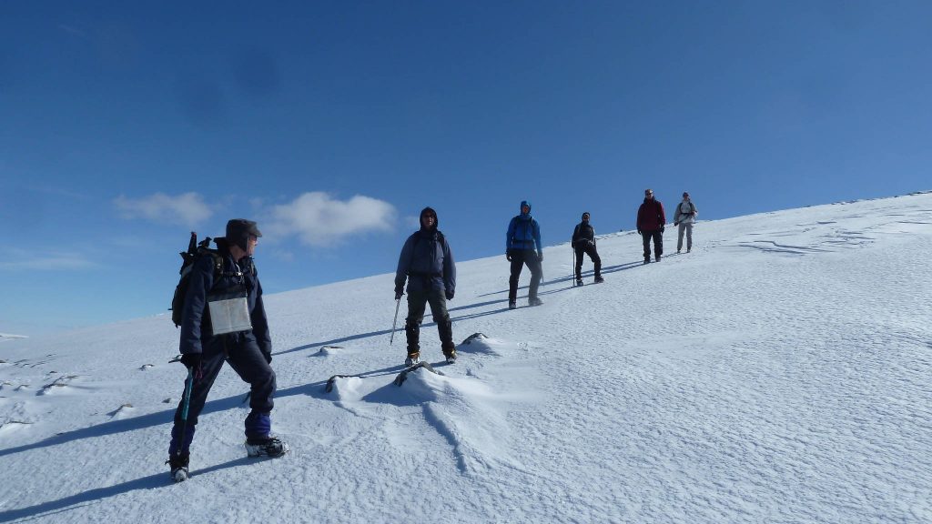 On summit of Meall Chuaich